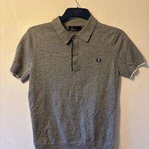 Fred Perry Gray Polo Shirt